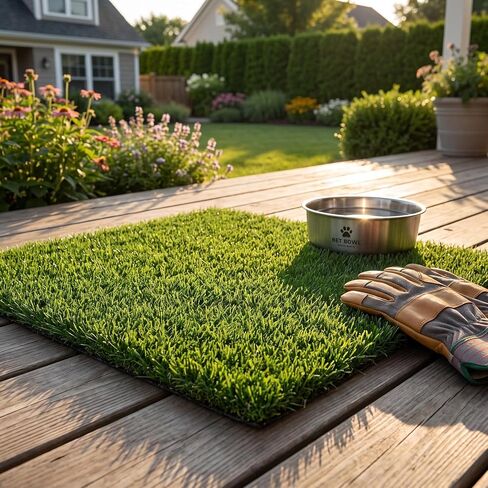 Veemoon Square Artificial Grass Carpet, Realistic Synthetic Reptile Turf Pet Cage Simulation Grass Mat/Substrate Lizard Tank Accessories Turtle Ramp Turf for Basking Platform Habitat, 9. 8×9. 8inch in Kuwait