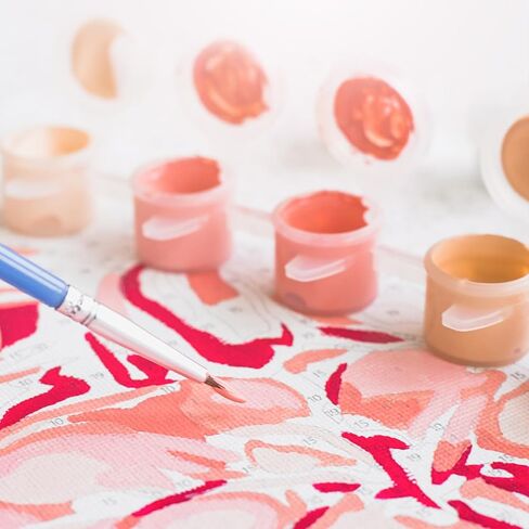 JJUNW 10Strips Paint Pots with Lid,Mini Clear Storage Containers 3 ml/0.1oz in Kuwait