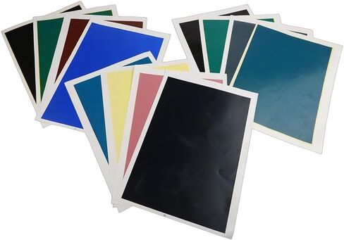Fiber Engraving Marking Paper For Glass-And-Metal, Black & Colored-Fiber in Kuwait