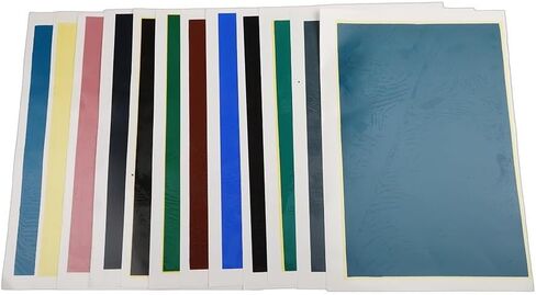 Fiber Engraving Marking Paper For Glass-And-Metal, Black & Colored-Fiber in Kuwait