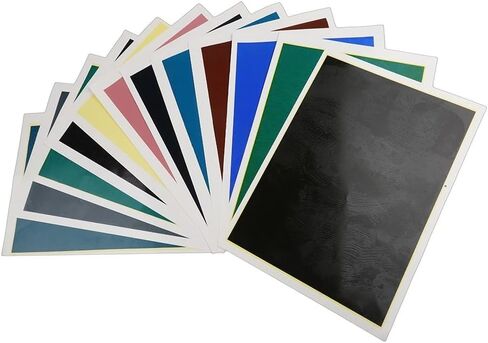 Fiber Engraving Marking Paper For Glass-And-Metal, Black & Colored-Fiber in Kuwait