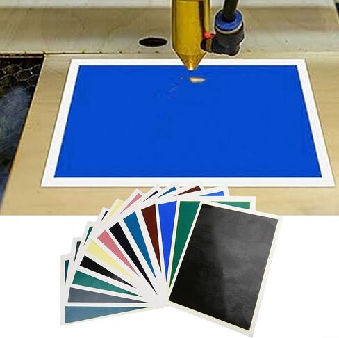 Fiber Engraving Marking Paper For Glass-And-Metal, Black & Colored-Fiber in Kuwait
