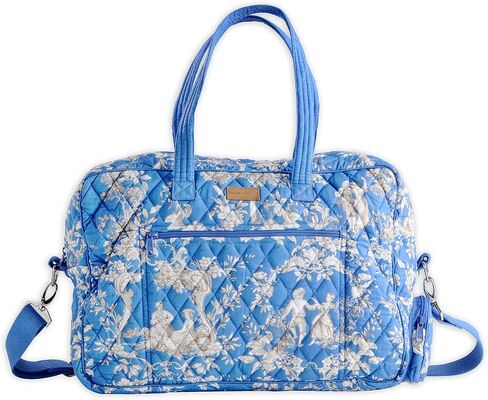 Maison d' Hermine Weekender Bags for Women Cotton Quilted Duffel Overnight Luggage Weekend Bag for Men Gym Sports Gifts Travel Business Travellers Family Trip in Saudi Arabia