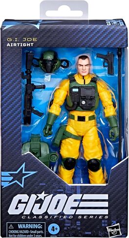 G.I. Joe Classified Series #198, Airtight, Collectible 6 Inch Action Figure Set with 5 Accessories in Kuwait