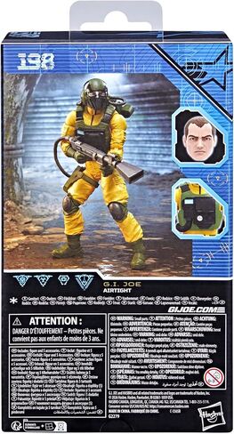 G.I. Joe Classified Series #198, Airtight, Collectible 6 Inch Action Figure Set with 5 Accessories in Kuwait