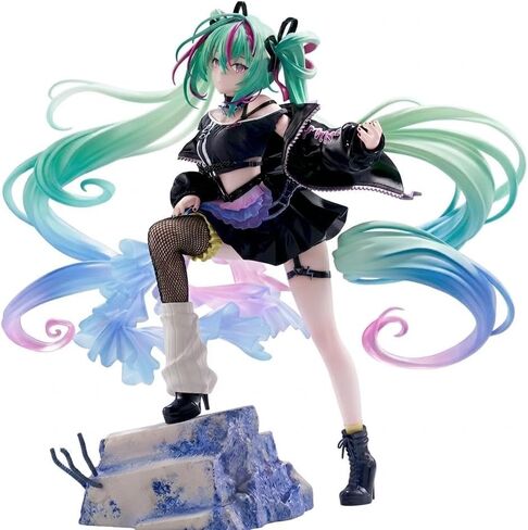 Thunder Tech Hatsune Miku Series Figurizmα Hatsune Miku - Punk! - Collectible Statue Figure in Kuwait