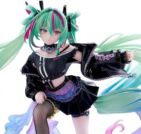 Thunder Tech Hatsune Miku Series Figurizmα Hatsune Miku - Punk! - Collectible Statue Figure in Kuwait