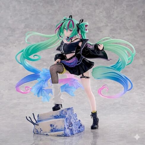 Thunder Tech Hatsune Miku Series Figurizmα Hatsune Miku - Punk! - Collectible Statue Figure in Kuwait