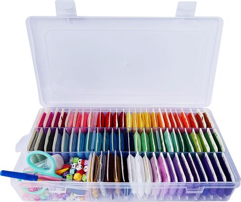 400+Pcs Vibrant Rainbow Embroidery Floss kit for Making Friendship Bracelets in Kuwait