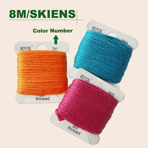 400+Pcs Vibrant Rainbow Embroidery Floss kit for Making Friendship Bracelets in Kuwait