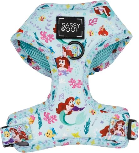 Sassy Woof Dog Adjustable Harness - Disney's Ariel - XXS in Kuwait