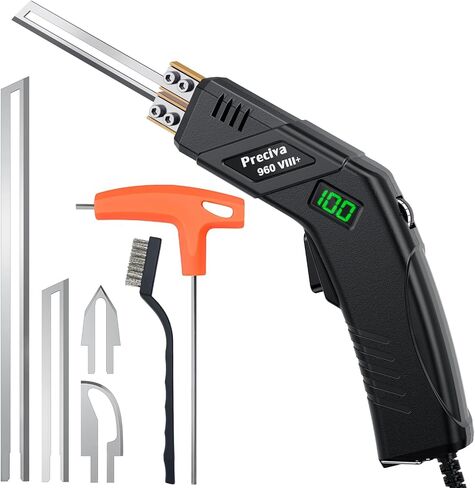 Preciva Hot Knife Foam Cutter with Digital Display, Electric Foam Cutting Tool Kit, Pure Copper Base, 20 Adjustable Temperatures with Overheat Protection, Ideal for PE Foam, XPS, Rope, Fabric, DIY in Kuwait