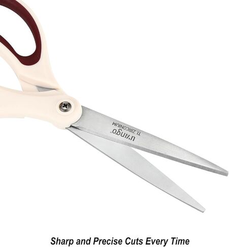 LIVINGO 8" Scissors All Purpose 3 Pack for Office in Kuwait