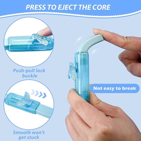 24 Pcs Cute Ocean Retractable Eraser for Pencils Cute School Supplies Kawaii Erasers for Kids Fun Cartoon Erasers Back to School Supplies Kid Party Favors Gift in Kuwait