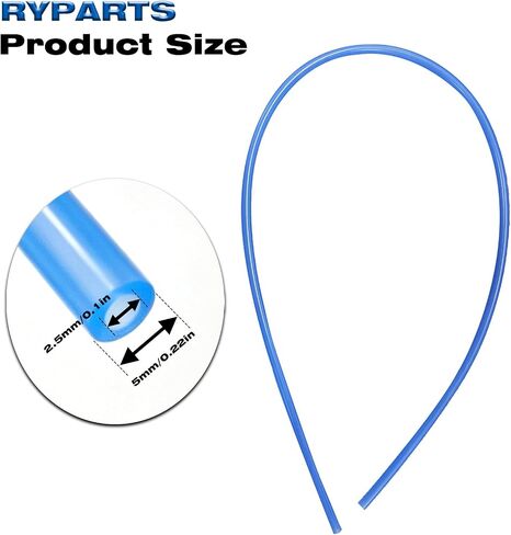 2' Silicone RC Fuel Line Compatible with Traxxas Nitro RC, 4 Pack Blue in Kuwait