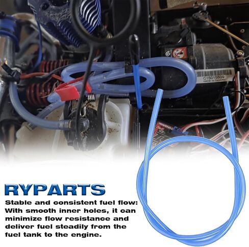 2' Silicone RC Fuel Line Compatible with Traxxas Nitro RC, 4 Pack Blue in Kuwait