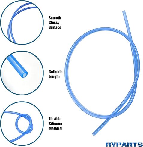 2' Silicone RC Fuel Line Compatible with Traxxas Nitro RC, 4 Pack Blue in Kuwait