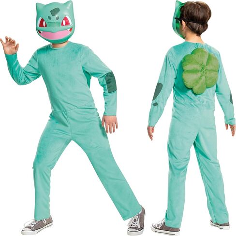 Pokemon Costume Bulbasaur for Kids, Children's Classic Character Outfit in Kuwait