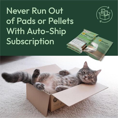Purina Tidy Cats Breeze Litter Box System Kit with Pellet Cat Litter, XL Litter Box and Litter Box Pads in Kuwait