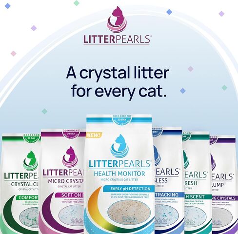 Litter Pearls Micro Fresh Scented Crystals 30-Day Odor Control Litter 7lb in Kuwait