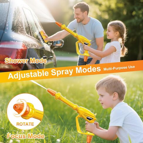 deAO Kids Car Wash Toy with Spray Gun Outdoor Water Play for Ages 3-8 in Kuwait