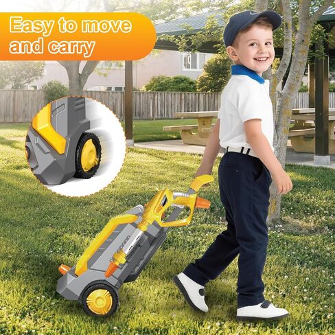 deAO Kids Car Wash Toy with Spray Gun Outdoor Water Play for Ages 3-8 in Kuwait