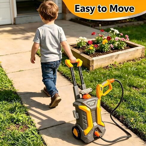 Car Wash Toy with Sprayer Water Gun, Toddler Outdoor Toys, Kids Pressure Washer Pretend Play Role Play Cleaning Toy Set for Kids Boy Girl Ages 3+ in Kuwait