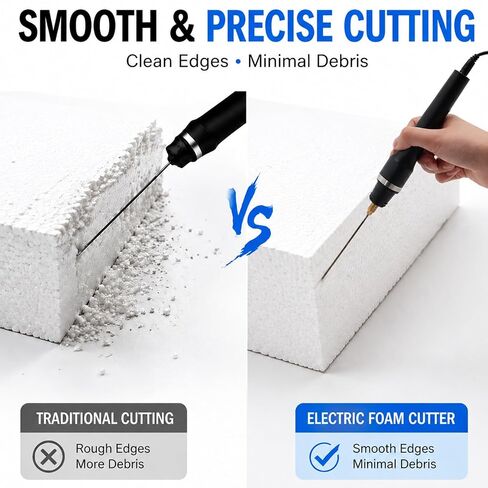 4-in-1 Hot Wire Foam Cutter, Electric Foam Cutting Tool Kit with Case in Saudi Arabia