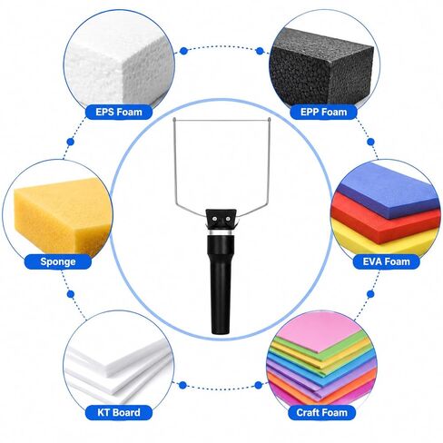 4-in-1 Hot Wire Foam Cutter, Electric Foam Cutting Tool Kit with Case in Saudi Arabia