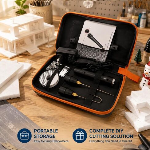 4-in-1 Hot Wire Foam Cutter, Electric Foam Cutting Tool Kit with Case in Saudi Arabia