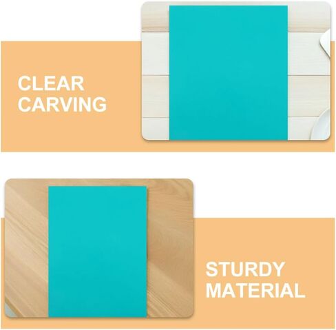 PVC Linoleum Block for Printmaking Easy to Carve Light Green in Kuwait