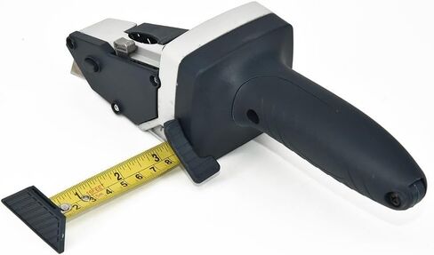 Manual Drywall Cutter with Tape Measure - Aluminum Gypsum Board Cutting Tool for Straight Lines & Circles - 230mm Silver Blue in Kuwait