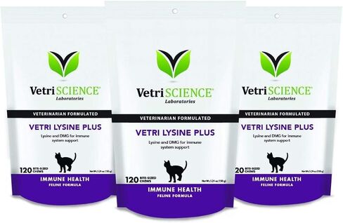 VetriScience Lysine Immunity Health for Cats, Chicken, 3 Pack in Kuwait