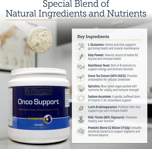 Rx Vitamins Onco Support - Dog & Cat Immune Support Supplement - 300g in Kuwait