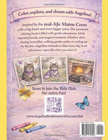 Angelina the Adventure Cat Coloring Book: Everyday is an Adventure! in Kuwait
