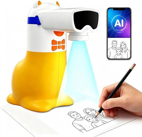 AI Drawing Projector Kit with Art Supplies for Kids 5-12 in Kuwait