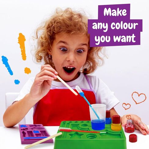 Science4you Crayons Lab – Make Your own Crayons for Kids Age 6+, Fun Shapes: Dinosaur, Unicorn, Car, Paint Sticks, Creative & Colouring Arts & Crafts Kit, Toy Gift for Boys & Girls Age 6 7 8 9+ in Saudi Arabia