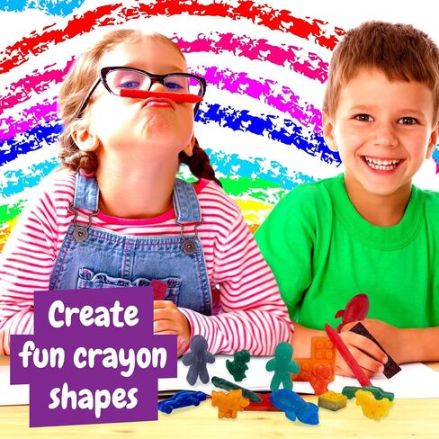 Science4you Crayons Lab – Make Your own Crayons for Kids Age 6+, Fun Shapes: Dinosaur, Unicorn, Car, Paint Sticks, Creative & Colouring Arts & Crafts Kit, Toy Gift for Boys & Girls Age 6 7 8 9+ in Saudi Arabia
