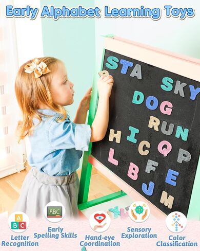Silicone Magnetic Alphabet Letters, Cute ABC Fridge Magnets for Kids 3+ in Kuwait