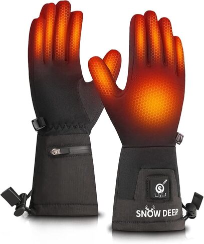 Heated Glove Liners Men Women,Rechargeable Battery Heated Motorcycle Ski Snow Warmer Gloves in Saudi Arabia