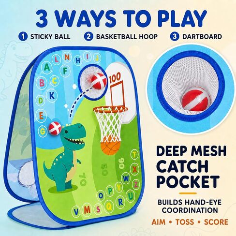 Dinosaur Bean Bag Toss Game for Kids, Indoor & Outdoor Play in Kuwait