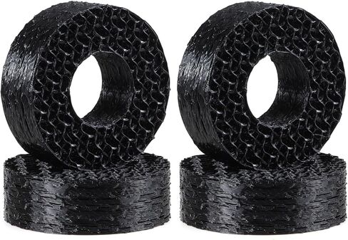4PCS 1.0 Inch Tires Inserts 3D Printed Super Soft TPU Foam Tire Inserts for 62–64 * 24mm RC Crawler Tires SCX24 FCX24 (Super Soft) in Kuwait