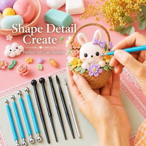 CLAYPRO 42Pcs Clay Tools Kit, Ceramic & Pottery Tools for Adults in Kuwait