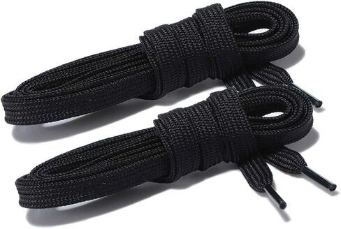 Wide Flat Athletic Shoelaces with Wide Shoelaces Flat Shoe Laces [2 Pairs] [8 Color][8 Size] for Sneakers and Shoes in Kuwait