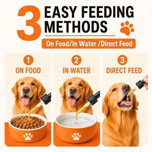 Premium 5-Type Grass-Fed Liquid Collagen for Dogs & Cats Supplement - 120ml in Kuwait