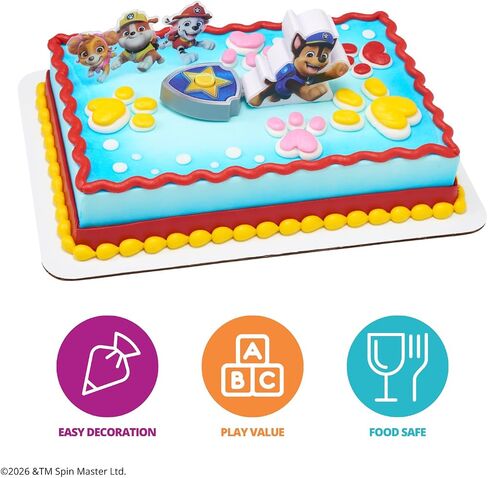 PAW Patrol Adventure Bay Heroes Birthday Cake Topper 3 Piece Decoration Set in Kuwait