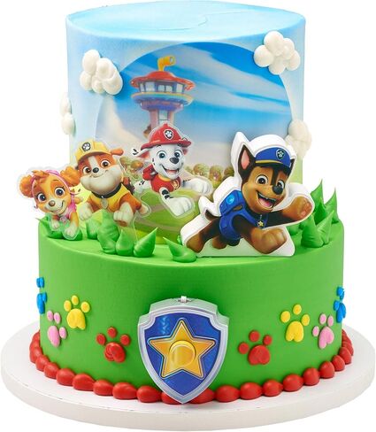 PAW Patrol Adventure Bay Heroes Birthday Cake Topper 3 Piece Decoration Set in Kuwait