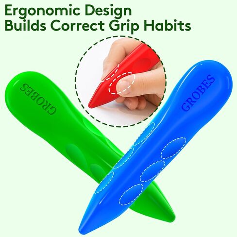12 Colors Jumbo Triangle Crayons for Kids Ages 2-4 and 4-8, Non-Toxic Washable Silky Art Supplies for Toddlers 1-3, Easy-Grip, Unbreakable Crayons for Students, Preschool and Classroom in Kuwait