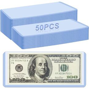 50 Pack Clear Dollar Bill Sleeves, Money & Currency Holders for Collectors in Kuwait