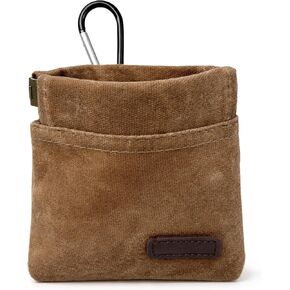 Portable Dog Treat Pouch for Training, Hands-Free Puppy Snack Bag with Auto-Closing Opening, Pet Treat Dispenser for Walking, Travel & Outdoor Use(Brown) in Kuwait